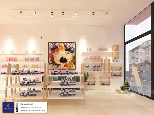 Thiết Kế Tối Giản Ấn Tượng Cho Shop Mỹ Phẩm Celin & Missie