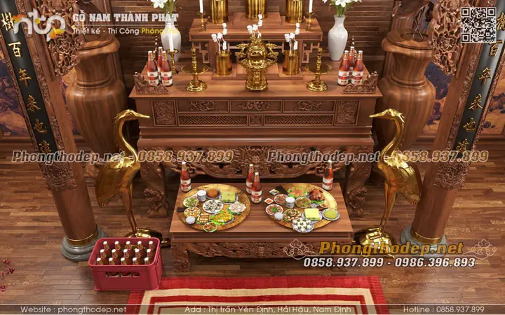 Các Đồ Lễ Đặt Trên Bàn Thờ