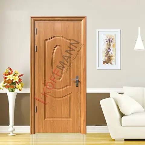 Nội Thất Màu Vân Gỗ Vàng Với Ngôi Nhà