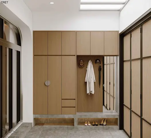 Chi Tiết Không Gian Thiết Kế Nội Thất Nhà Phố Bàn Cờ Với Phong Cách Hiện Đại