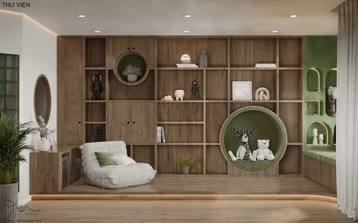 Chi Tiết Không Gian Thiết Kế Nội Thất Nhà Phố Bàn Cờ Với Phong Cách Hiện Đại