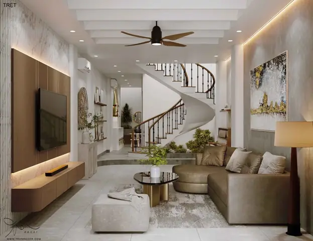 Thiết Kế Nội Thất Nhà Phố Phong Cách Hiện Đại
