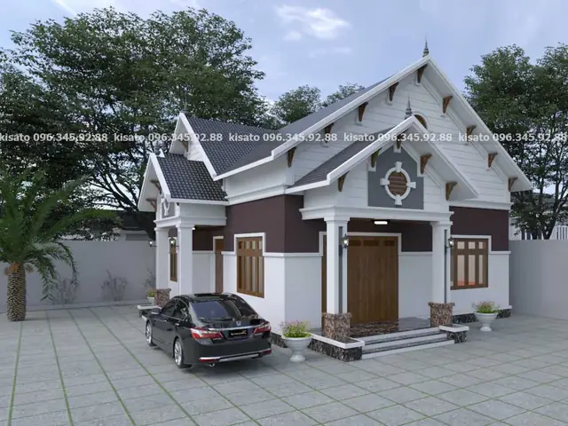 Phối Cảnh 3d Cho Mẫu Nhà Cấp 4 Đẹp