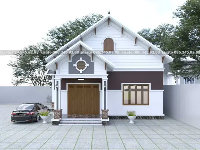 Phối Cảnh 3d Cho Mẫu Nhà Cấp 4 Đẹp
