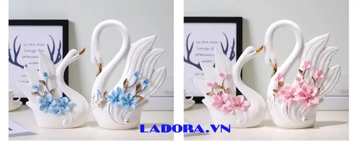 Đôi Chim Thiên Nga – Đồ Trang Trí Nhà, Quà Mừng Cưới Đẹp Đẽ