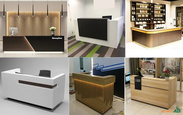Đóng Mới Quầy Lễ Tân Giá Tại Xưởng