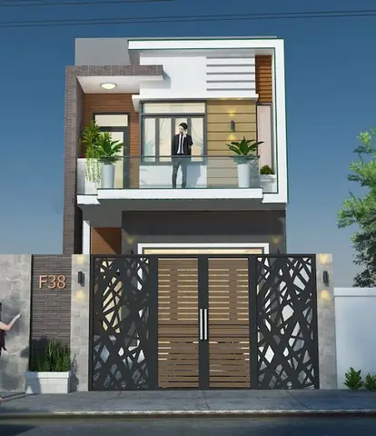 Thiết Ké Nhà Một Trệt 1 Lầu Mái Thái Hiện Đại Thiết Ké Nhà Một Trệt 1 Lầu Mái Thái Hiện Đại