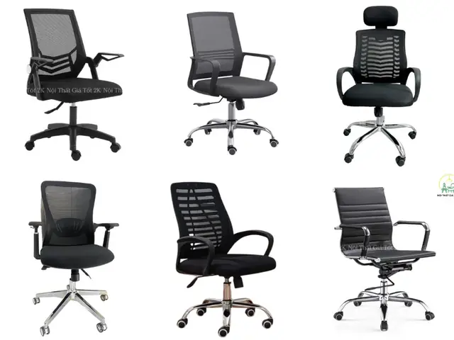 Đa Dạng Mẫu Mã Ghế Nhân Viên Cao Cấp