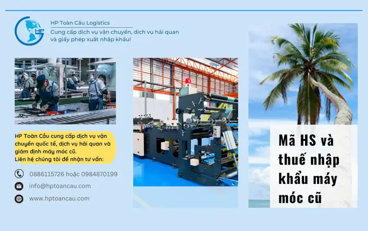 Bảng Mã Hs Máy Móc Cũ Năm 2025