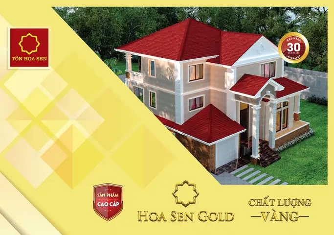 Tôn Hoa Sen Gold-lựa Chọn Tốt Cho Mái Nhà Miền Trung