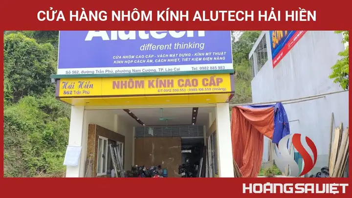 ✅ Cửa Hàng Nhôm Kính Alutech Hải Hiền.