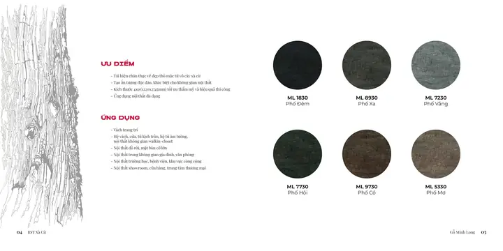 Những Câu Chữ Ghi Trên Catalogue Nội Thất