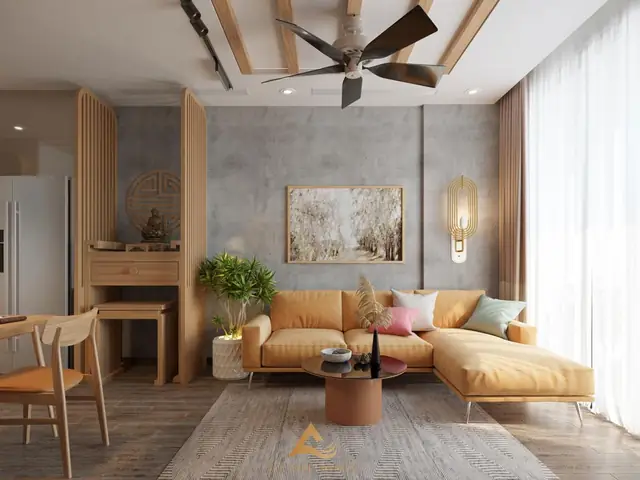 Phòng Khách Cá Tính Dành Riêng Cho Gia Chủ Mệnh Hỏa