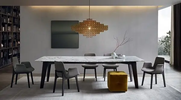 1. Bộ Bàn Ghế Ănhiện Đại Cho Tổ Ấm