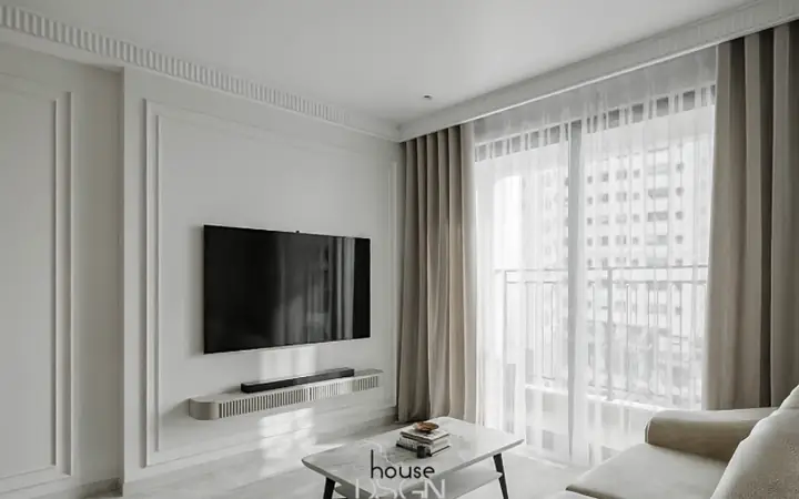 1.4 Thiết Kế Nội Thất Chung Cư 1 Phòng Ngủ 50m2