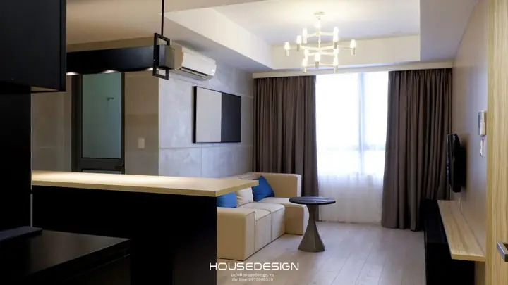 1.9 Mẫu Thiết Kế Nội Thất Căn Hộ Chung Cư 1 Phòng Ngủ – Masteri Thảo Điền