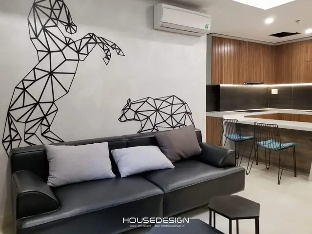 1.10 Mẫu Thiết Kế Nội Thất Căn Hộ Chung Cư 1 Phòng Ngủ – Masteri Số 2