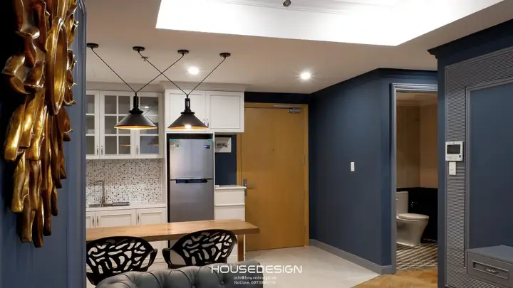 1.11 Mẫu Thiết Kế Nội Thất Căn Hộ Chung Cư 1 Phòng Ngủ – Masteri Số 3