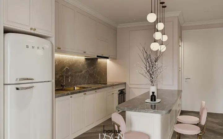 1.8 Thiết Kế Nội Thất Chung Cư 1 Phòng Ngủ Vinhomes Central Park