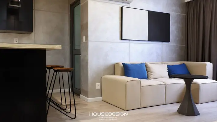 1.9 Mẫu Thiết Kế Nội Thất Căn Hộ Chung Cư 1 Phòng Ngủ – Masteri Thảo Điền