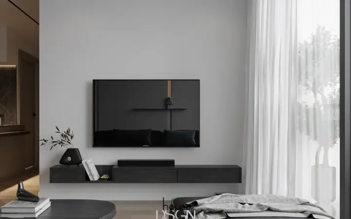 1.5 Thiết Kế Nội Thất Chung Cư 1 Phòng Ngủ 65m2