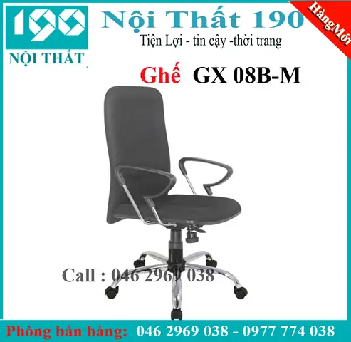 Ghế Xoay Da Gx08b-m