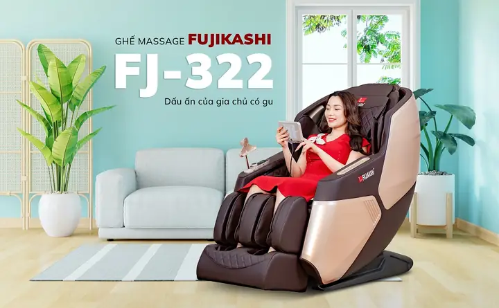 Ghế Massage Fujikashi Fj-322 - Sứ Giả Sức Khỏe Cho Mọi Nhà