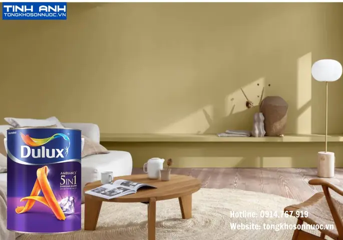 3. Độ Phủ Và Bền Màu Của Sơn Nội Thất Dulux Ambiance 5in1 Diamond Glow Siêu Bóng – 66ab Thùng 15l