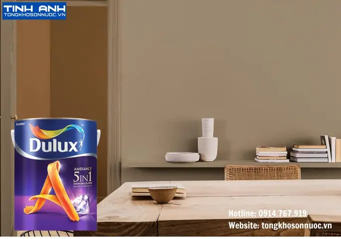 1. Giới Thiệu Sơn Nội Thất Dulux Ambiance 5in1 Diamond Glow Siêu Bóng – 66ab Thùng 15l