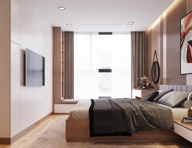 Giường Ngủ Gỗ An Cường Đẹp Hcm - Thi Công Giường Ngủ Gỗ An Cường