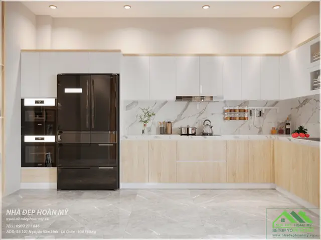 Thiết Kế Thi Công Nội Tất Phòng Bếp Tại An Dương Hải Phòng
