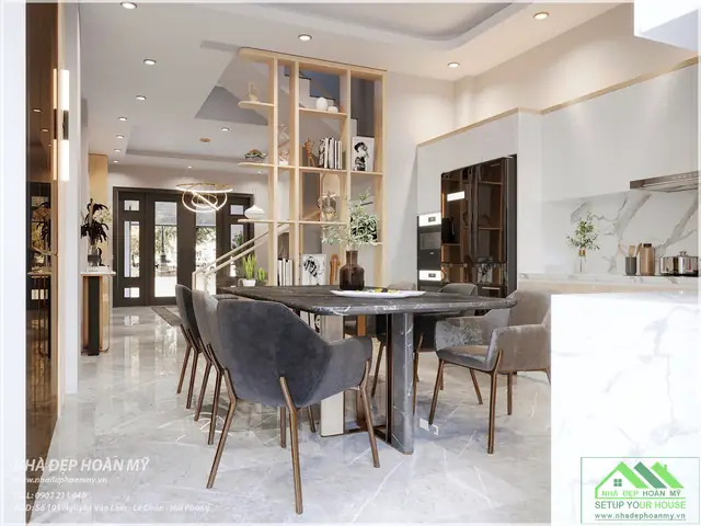 Thiết Kế Thi Công Nội Tất Phòng Bếp Tại An Dương Hải Phòng