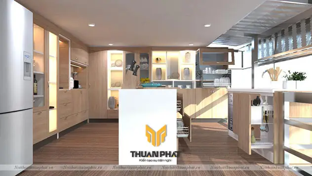 Top 10+ Mẫu Tủ Bếp Laminate An Cường Bán Chạy Nhất 2021