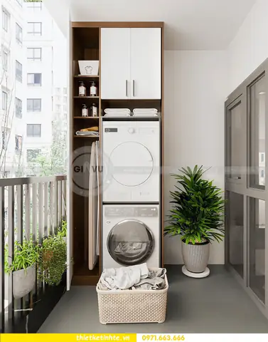 Nội Thất Phòng Khách Bếp Sang Trọng Với Gỗ Óc Chó