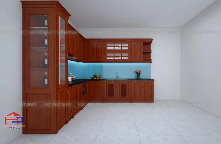 1. Điểm Nổi Bật Của Tủ Bếp Gỗ Xoan Đào Tbxd11 Nhà Anh Ngọc - Việt Trì - Phú Thọ Là Gì?