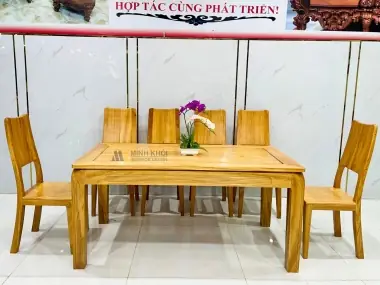 Bàn Ghế Ăn Gỗ Cẩm Lai 8 Ghế Cao Cấp - Ba916