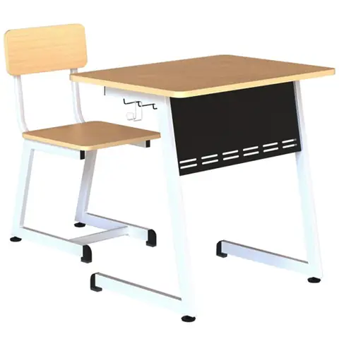 Bộ Bàn Ghế Học Sinh Khung Thép Bhs40