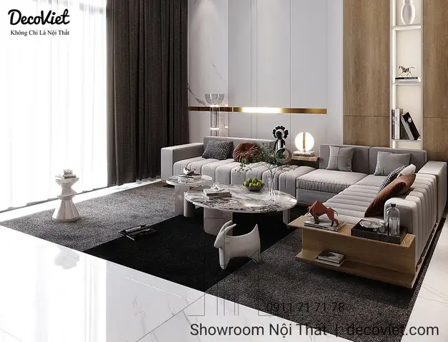 ♦nội Thất Phòng Khách Nhà Phố Sang Trọng