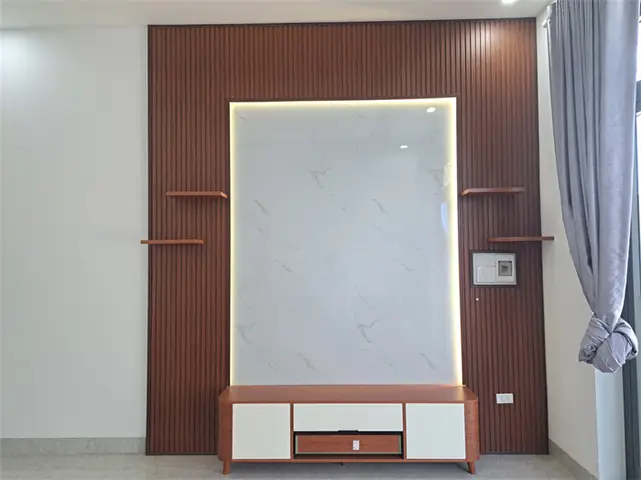 Mẫu Vách Tivi Hiện Đại