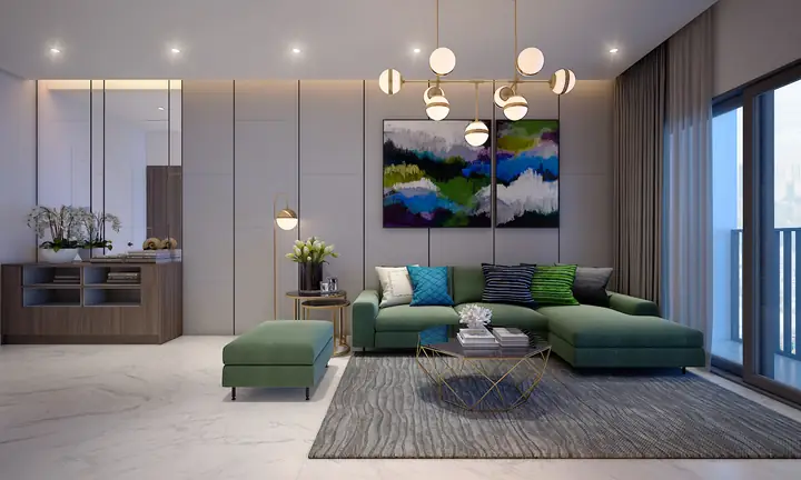 Không Gian Thông Thoáng, Nội Thất Sang Trọng Tại Căn Hộ Safira