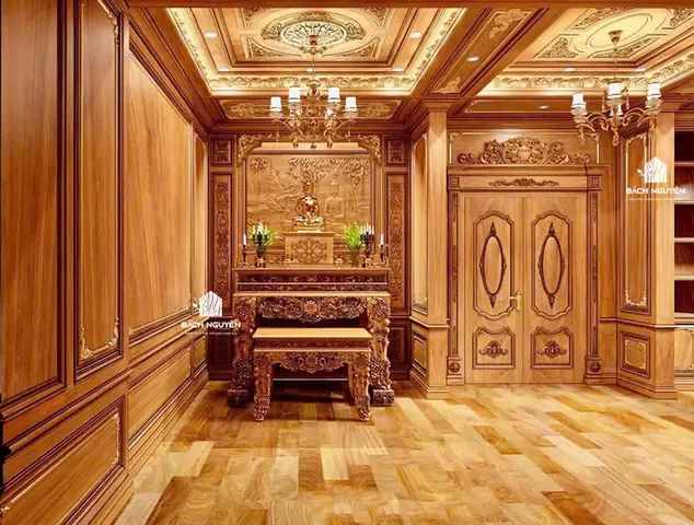 Bàn Thờ Gia Tiên Truyền Thống