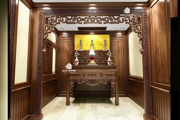 Mẫu Bàn Thờ Gia Tiên Theo Phong Cách Thiết Kế