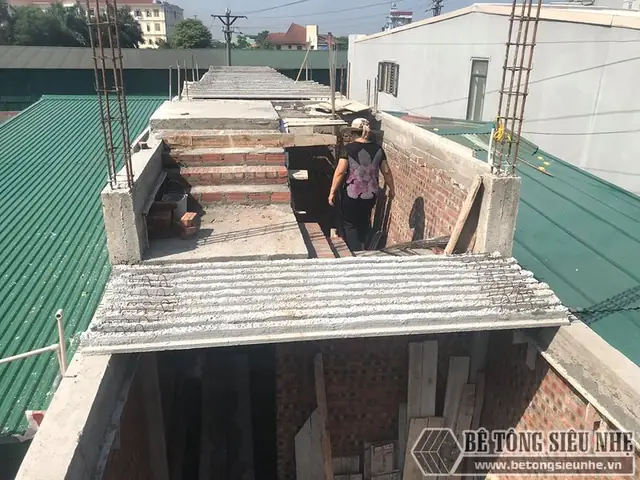 Đổ Trần Bằng Bê Tông Siêu Nhẹ – Giải Pháp Xây Nhà Nhanh Gọn