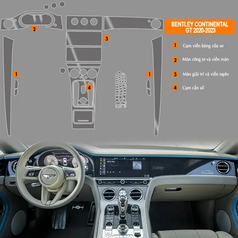 Nội Thất Bentley Continental Gt