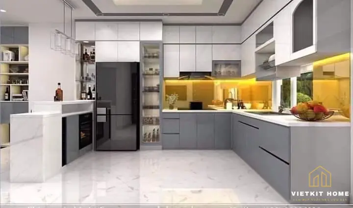 40+ Mẫu Tủ Bếp Acrylic Đẹp Vietkit Home Thiết Kế- Thi Công Cho Khách Hàng 40+ Mẫu Tủ Bếp Acrylic Đẹp Vietkit Home Thiết Kế- Thi Công Cho Khách Hàng