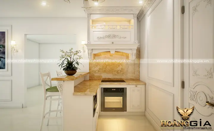 Mẫu Nội Thất Tủ Bếp Hoàng Gia Tbhg06