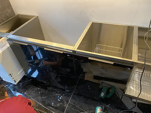 Nội Thất Bếp Kính Cường Lực