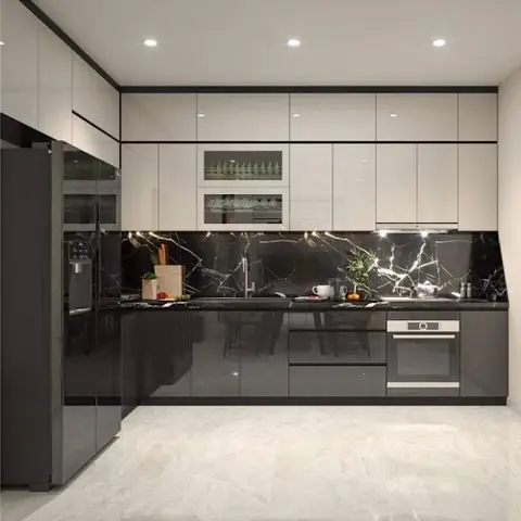 4.2 Tủ Bếp Gỗ Công Nghiệp