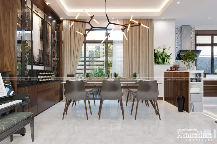 Tìm Hiểu Về Đặc Điểm Nội Thất Phòng Ăn Nhà Chị Bích
