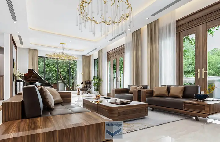Thiết Kế Kiến Trúc Và Nội Thất Biệt Thự Hiện Đại 20x23m